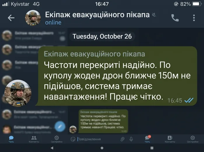 Екіпаж евакуаційного пікапа